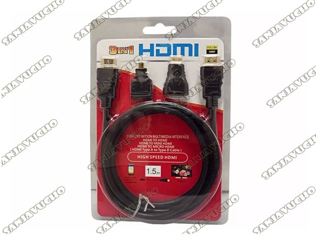 &++ CABLE HDMI 3 EN 1 FULL HDTV